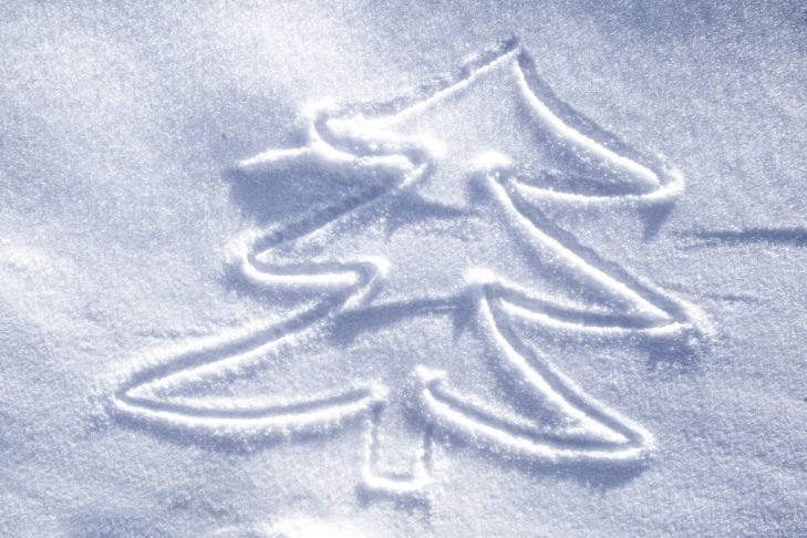 Noël sous la neige - presque toujours garanti dans les Alpes !