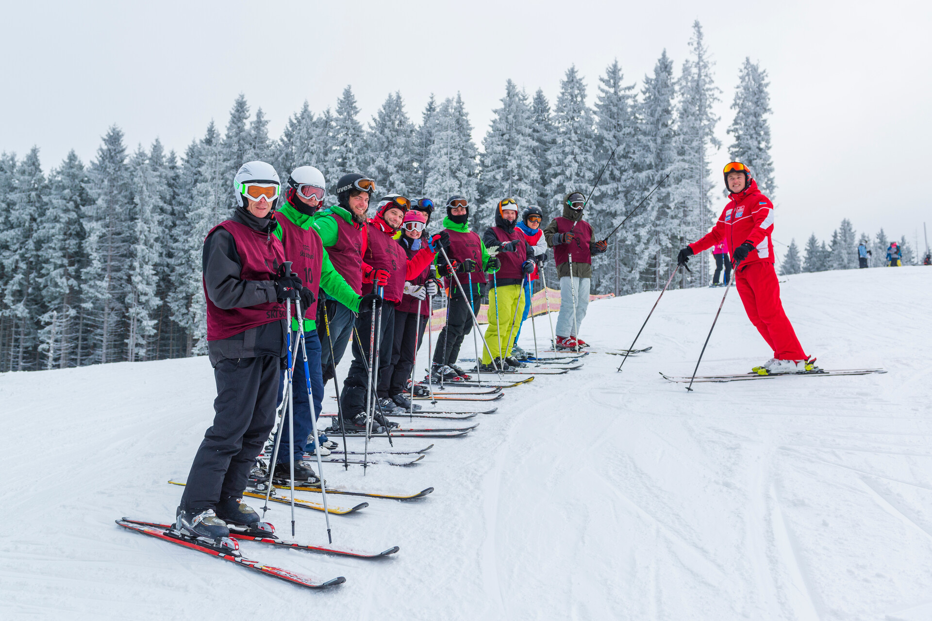 Apprendre à skier à l